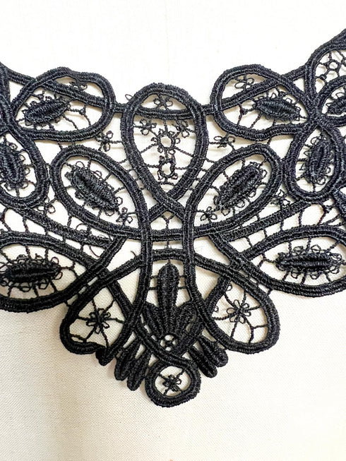 Black Lace Applique: Sewing Dress Fashion Embellishment